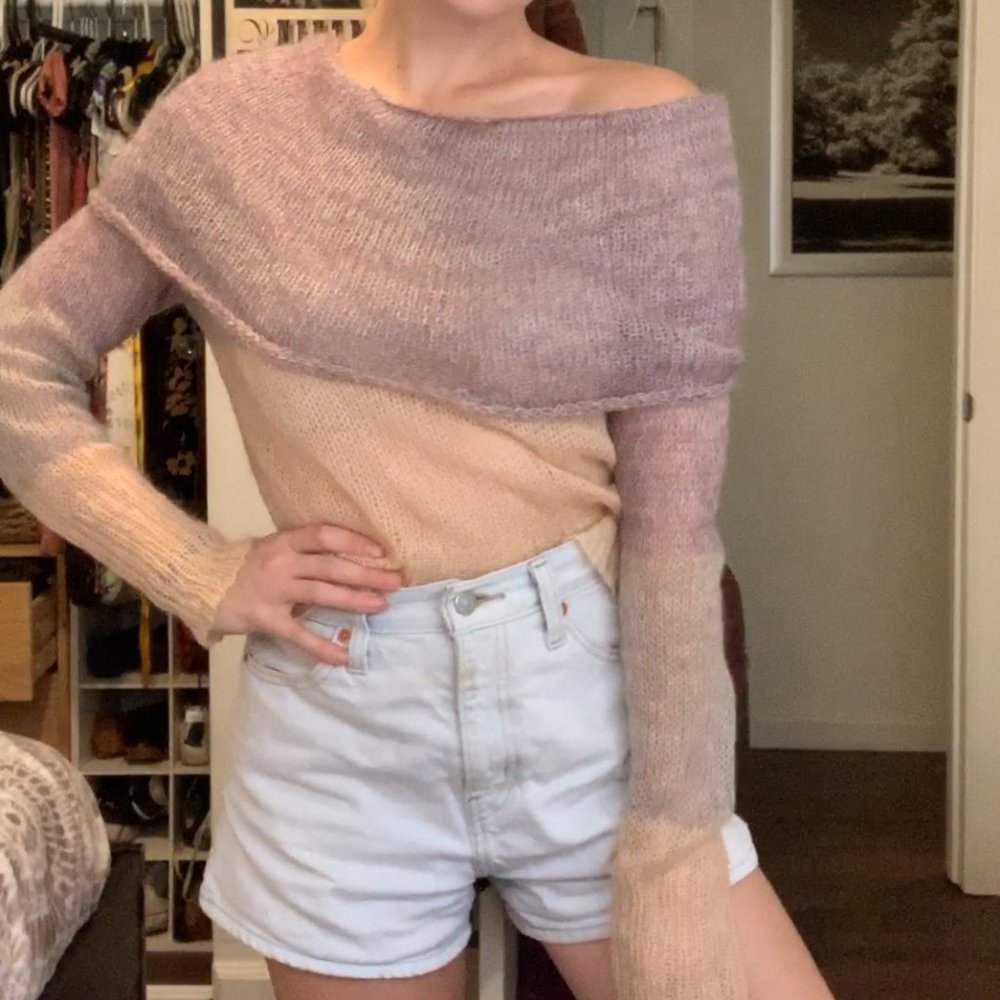Off Shoulder Sweater
